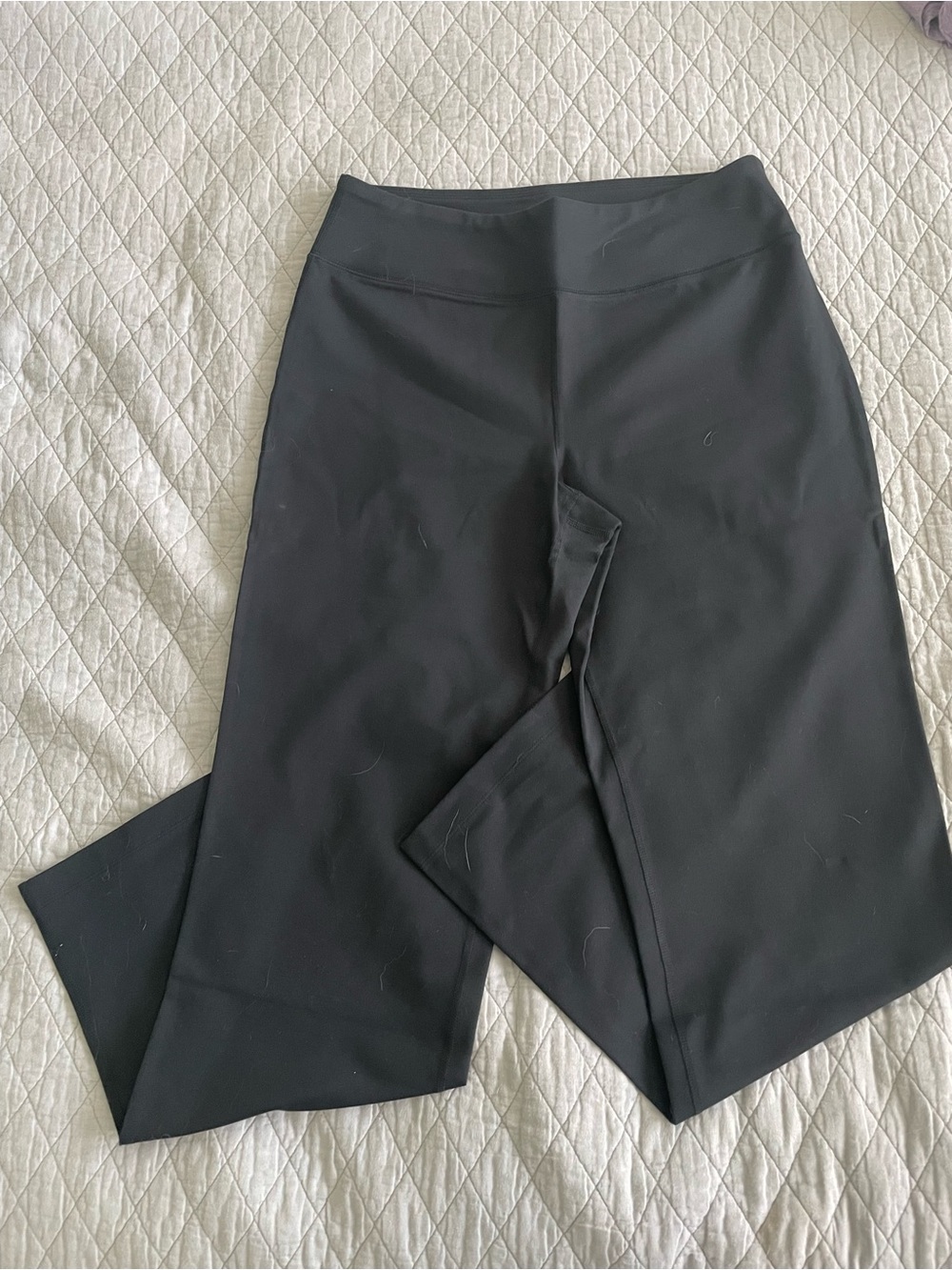 Lands' End Black Wide Leg Leggings